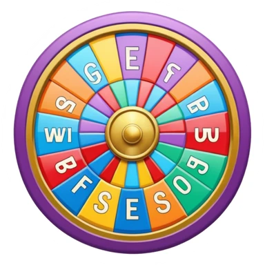   wheel of fortune game board sticker