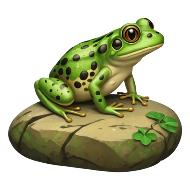 Jordanian frog sticker