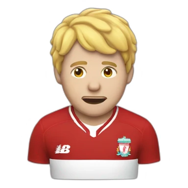 crying liverpool fc supporter sticker