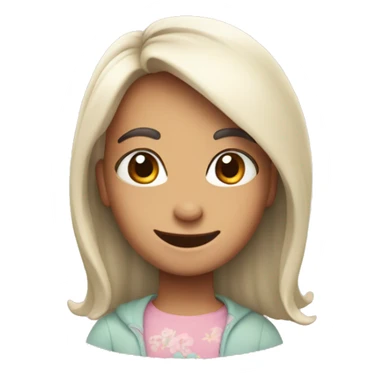 cara feliz con pastel  sticker