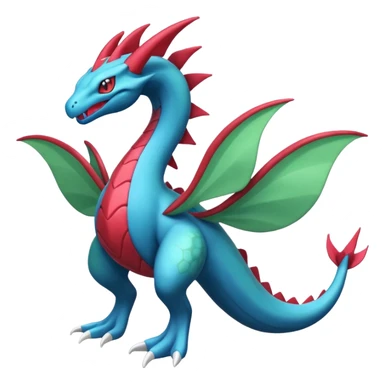Salamence-Cresselia-Zygarde-Fakémon-fusion, full body sticker