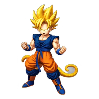 Sangoku dragon ball Z sticker