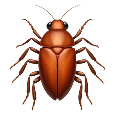 Cockroach With Big Eyelashes sticker