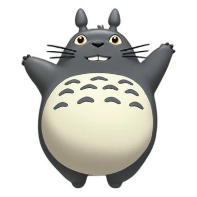 dancing totoro sticker