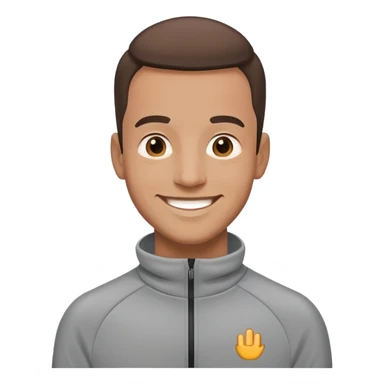 tracksuit man smiling  sticker