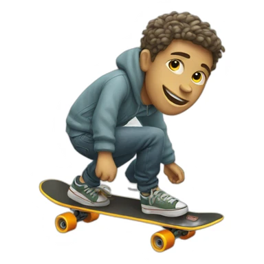 skateboard cool sticker