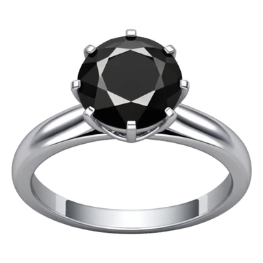 black diamond ring sticker