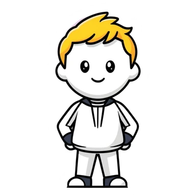 Super star in spotlight sticker