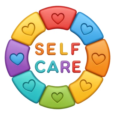 frase de auto cuidado  sticker