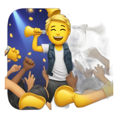 Music concert sticker