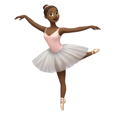 Ballerina dancing sticker