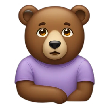 Bear with all genders sticker