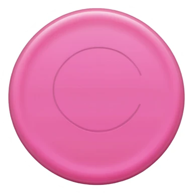 pink circle sticker