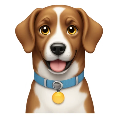 Good morning dog sticker