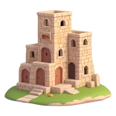 Palestinian old stone home sticker