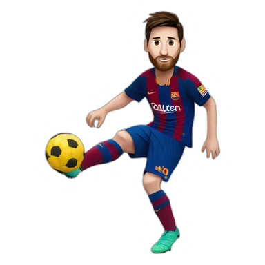 Messi bailarín sticker