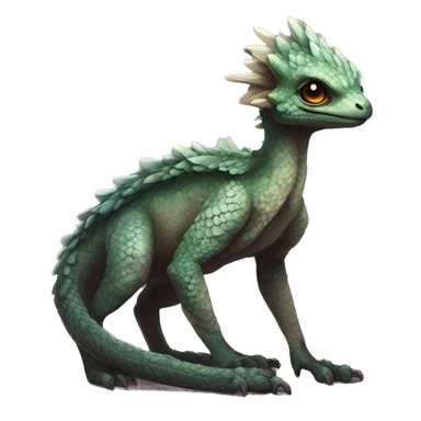  Scaly Cute Edgy Realistic Rare Fantasy Slim Vernid-Trico-Melprin-species by LiLaiRa, by Falvie, full body sticker