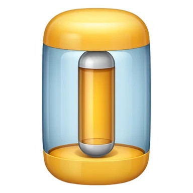 clear capsule sticker