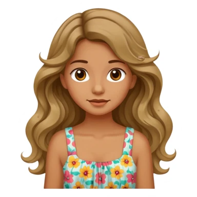 summer vibes girl sticker