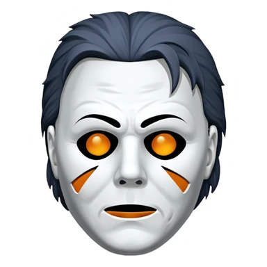 a máscara DO MICHAEL MYERS está muito feia, não está fiel ao personagem  sticker