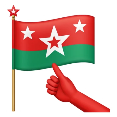 The Abkhazia flag emoji sticker