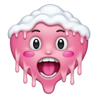 frothing mouth sticker