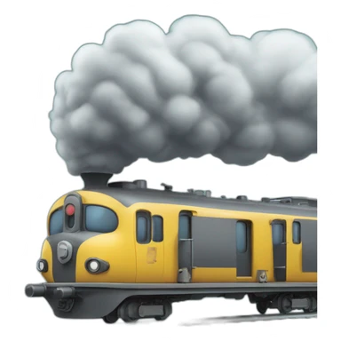 Hype train mit dampf sticker