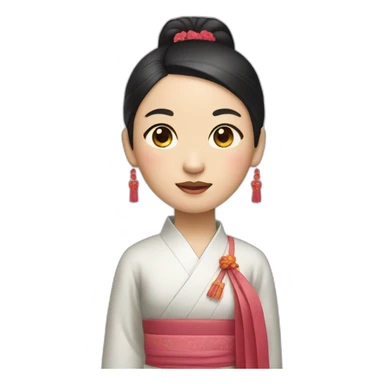 Chinese Dao Girl sticker
