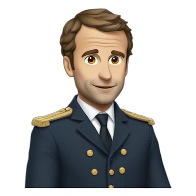 Macron qui fait dodo sticker