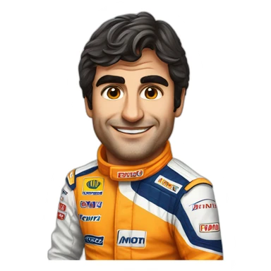F1 carlos sainz sticker