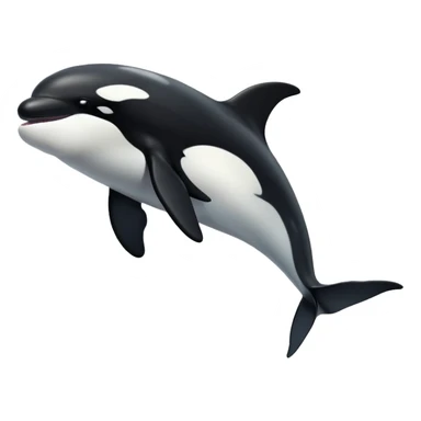 Shamu orca whale sticker