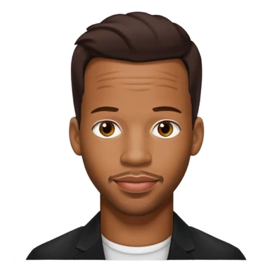 Marlon Wayans with dark brown hair sticker