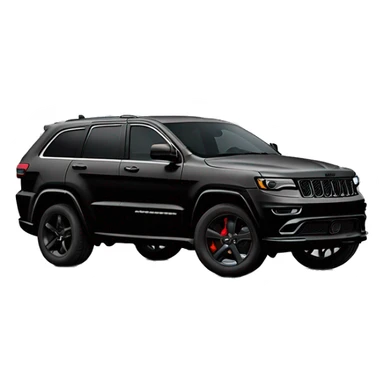 2024 Black Jeep grand Cherokee no chrome sticker