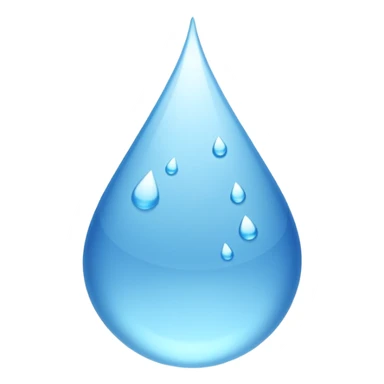 Gota de agua color blanco white sticker