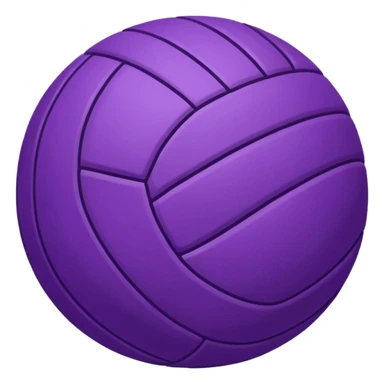 Purple Volleyball sticker