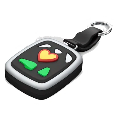 Rfid key fob sticker