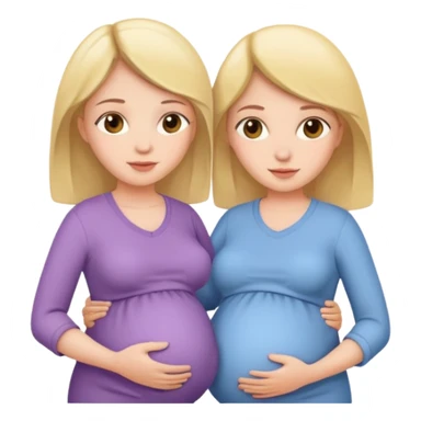 Two sisters one pregnant  sticker