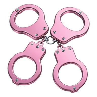 pink handcuffs sticker