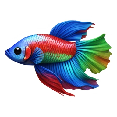 beta fish sticker
