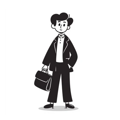 business man sticker