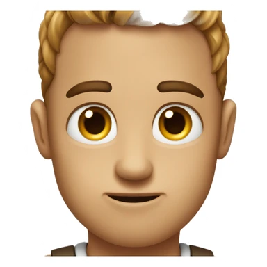 😛 with smaller eyes that are kind of half shut sticker