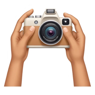 Hands taking a photo with an imaginary camera. sticker