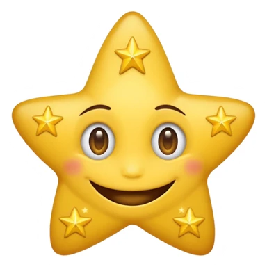 emoji sonriente con ojos de estrella sticker