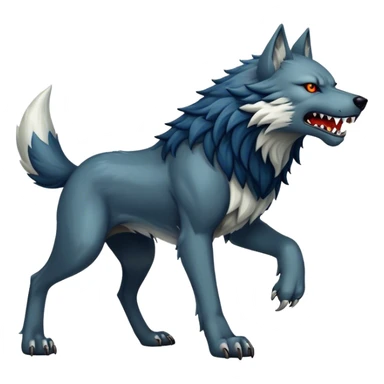 Fenrir wolf monstrous sticker