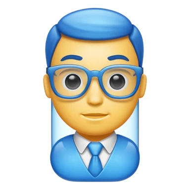 blue geek bar sticker