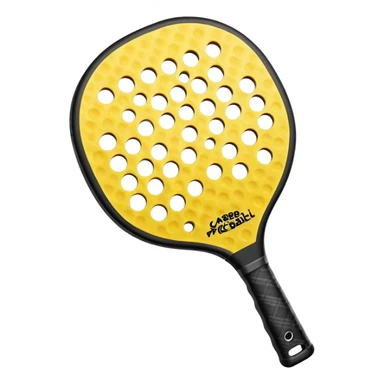 Black pickleball paddle sticker