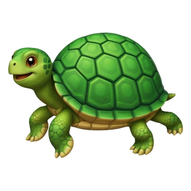 a cute little turtle  sticker
