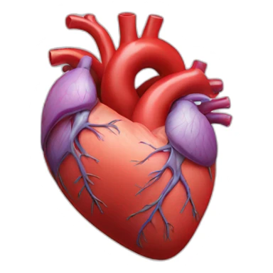 heart anatomy sticker
