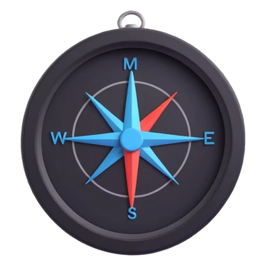 compass sticker