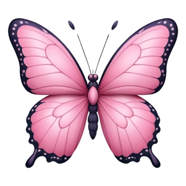 borboleta rosa sticker